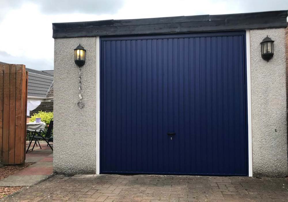 Larkhall Garage Door Replacement After - MJC Garage Doors